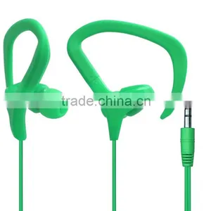 Durable Earhook Earphones With Mic Colorful Earphones For Iphone Samsung thumbnail-1