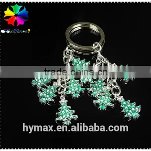 Christmas Tree Metal Custom Keychain thumbnail-2