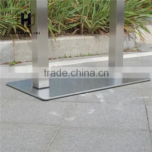 4 People Stainless Steel Table Leg Stainless Steel Chassis Restaurant Table Frame Coffee Room Leisure Clubs Legs thumbnail-5