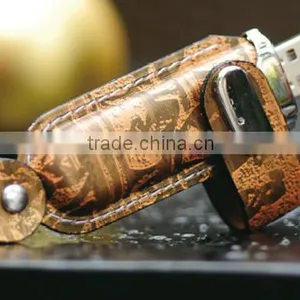 Slap-up USB!!!!Gadgets Novetly Leather Usb 2.0 With Customer's Logo,different Leather Swivel Usb Flash Drive thumbnail-1