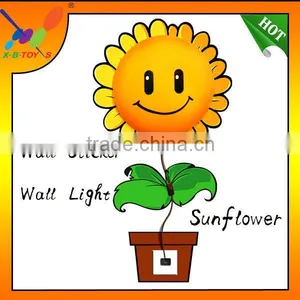 Creative 3D Sunflower Removeable Wallpaper Novelty Good Gift Wall Lighting thumbnail-1