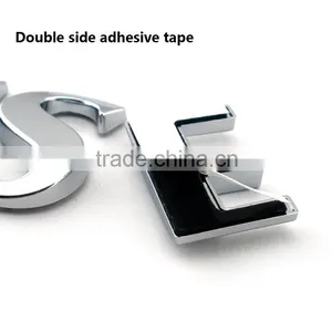 Luxury Chrome Car Emblem Ran Geov Diamante Letters thumbnail-5