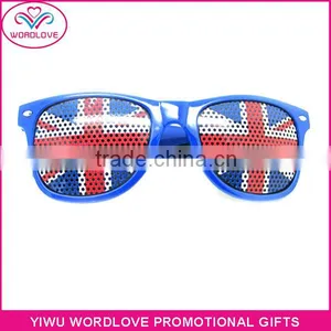 Cheap Yiwu Wholesale Promotional UK Flag Sunglasses, World Cup Soccer Fans Item Sunglasses thumbnail-1