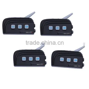 2016 Factory 1200M Wireless Bluetooth Intercom for Motorcycle and Bicycle Helmet With AUX and FM thumbnail-2