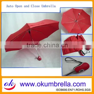 Windproof Auto Open & Close Folding Umbrella OKF46 thumbnail-1