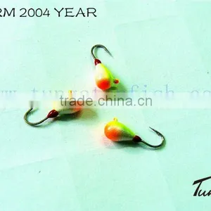 Painted Ball Ice Jig With an Eyelet Fishing Tackle for Ice Fishing thumbnail-3