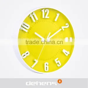 Deheng 3D Cheap Plastic Decorative Wall Clock thumbnail-1
