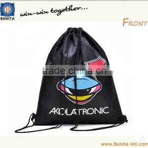 2013 Nylon Drawstring Bag, Flat Nylon Drawstring Bag thumbnail-1