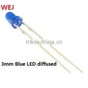 Ultra Bright 3mm Blue Led Diffused With Wide Beam Angle thumbnail-1