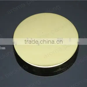 Customized Shiny Gold Candle Lid, Decorative Glass Jars Lids for Wholesale thumbnail-1