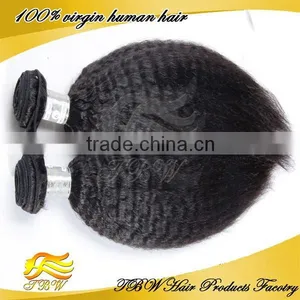 2015 Hot !!! Wholesale Cheap 100% Unprocessed Virgin Mongolian Human Kinky Straight Yaki Hair Weave thumbnail-3