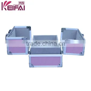 Pink Color Factory Cheap Makeup Train Case thumbnail-4