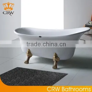 CRW OCY3006 Portable Cheap and Outdoor Acrylic Bathtub With Clawfoot Jacuzzi thumbnail-1
