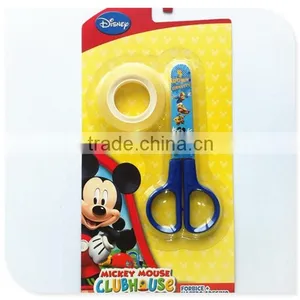 High Quality Hot Selling Kids Stationery Scissor With Safety Cover thumbnail-6