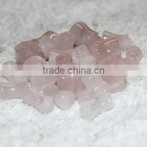 Wholesale Rose Quartz Ear Plugs,gemstone Body Piercing Jewelry thumbnail-3