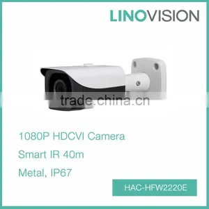 Water-proof 2.4MP DWDR 40m Smart IR LED 1080P Bullet HDCVI Camera thumbnail-1