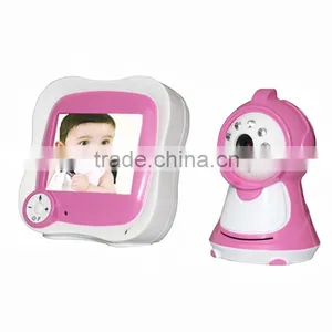 Wireless Digital 2 Ways Audio LED Music Baby Monitor Built-in Lithium Battery thumbnail-1