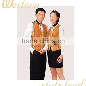Wholesale Tailored Resturant Receptionist Uniform 92 thumbnail-1