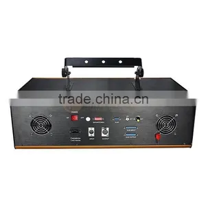 3000mw RGB Large Stage Animation Laser Light With 30Kpps Scanner thumbnail-2
