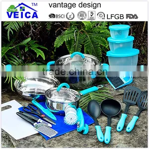 New Fashion Popular 23 Pcs Travel Cookware Set thumbnail-2