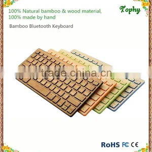 New Design Bamboo For Ipad Bluetooth Keyboard thumbnail-4