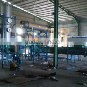 Fully Automatic Continuous Waste Tire/ Plastic/medical Waste Pyrolysis Plant thumbnail-1