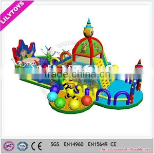 Giant Outdoor Amusement Water Park Land,water Games Playground With Swimming Pool thumbnail-6