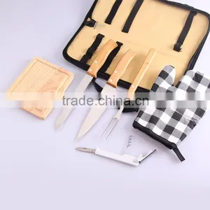 7 Pieces BBQ Tools Set,perfect Outdoor Dinnerware Combine Set thumbnail-2