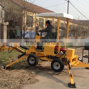 18hp Diesel Engine ATV Backhoe for Sale thumbnail-2