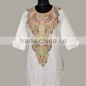 Codding Multi Embroidery Kurti thumbnail-1