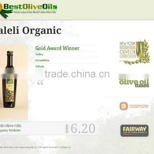 ORGANIC BEST QUALITY EXTRA VIRGIN OLIVE OIL by LALELI ( PRODUCED IN TURKEY ) (0.75 ml Glass Bottle ) thumbnail-2
