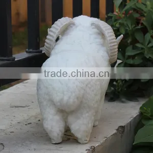 Stuffed Mini Sheep Figurines Resin Animal Toy thumbnail-5