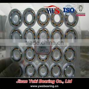 Pom6001 Glass Ball Plastic Bearing Cage Deep Groove Ball Bearing thumbnail-1