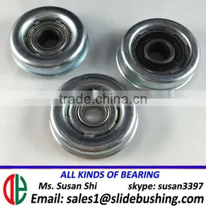 Furniture Caster Wheels Bearing Size Heavy Duty Trolley Wheels Steel Sliding Roller Track for Rack System Manufacturer thumbnail-1