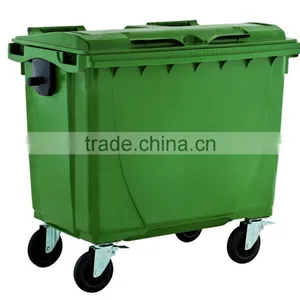 HDPE Industrial Dustbin With Caster thumbnail-2