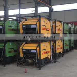 New Style High Working Efficiency Tractor PTO Use Hay Round Baler Straw Baler Machine Grass Round Baler thumbnail-4