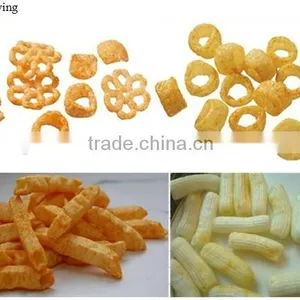 Stainless Steel Slanty Snack Machine/snack Pellet Single Screw Extruder thumbnail-1