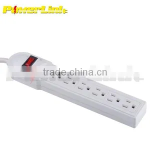 H80162 UL/CUL 6 Outlet Power Strip With Surge Protectors thumbnail-1