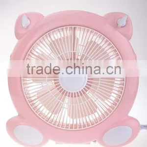 10 Inch Colorful Box Table Fan With Rotaing Louvre thumbnail-2