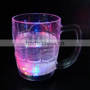 Multi Color Change LED Luminous Glass Cup Drinkware for KTV Bar Promotion thumbnail-2