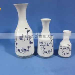 Hot Selling Porcelain Chinese Glossy Flower Vase Decoration thumbnail-3