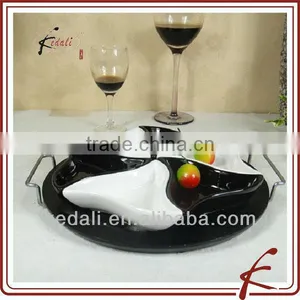 Hot Style Wholesale Ceramic Porcelain Serving Tray Dish thumbnail-1