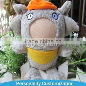 2015 New Arrive Good Quality 6-18cm Interesting Stuffed Plush Toy Doll With Plastic Face thumbnail-1