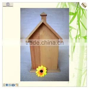 Picture Pine Art Craft Miniature Bird Hut Cage thumbnail-4