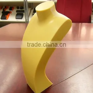 Custom Matt White Resin Jewelry Neck Display Stand Display Sets thumbnail-4