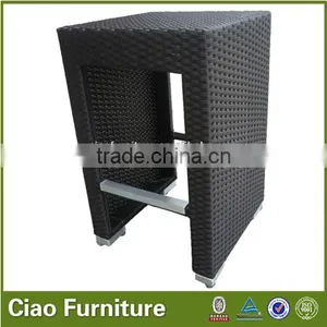 PE Rattan Outdoor Bar Stool thumbnail-1