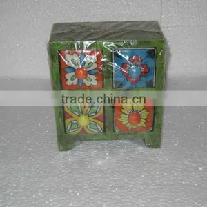 Wood Ceramic Drawers,Mango Wood Chest Drawers thumbnail-1