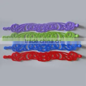 Hollow Thin Silicone Bracelet thumbnail-1
