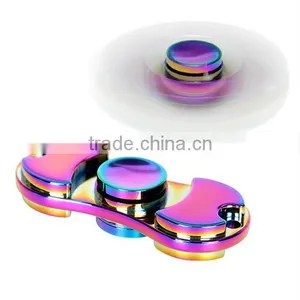 2017 Hand Spinner Multicolor Aluminum Alloy Bearing Finger Spinner Metal Kids/Adult Funny Anti Stress Fidget Toy thumbnail-1