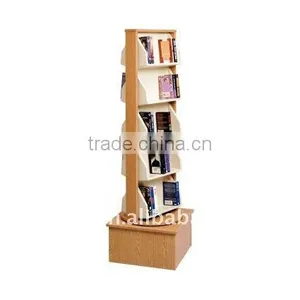 5 Tier 2 Way Wood Book Display Rack thumbnail-1
